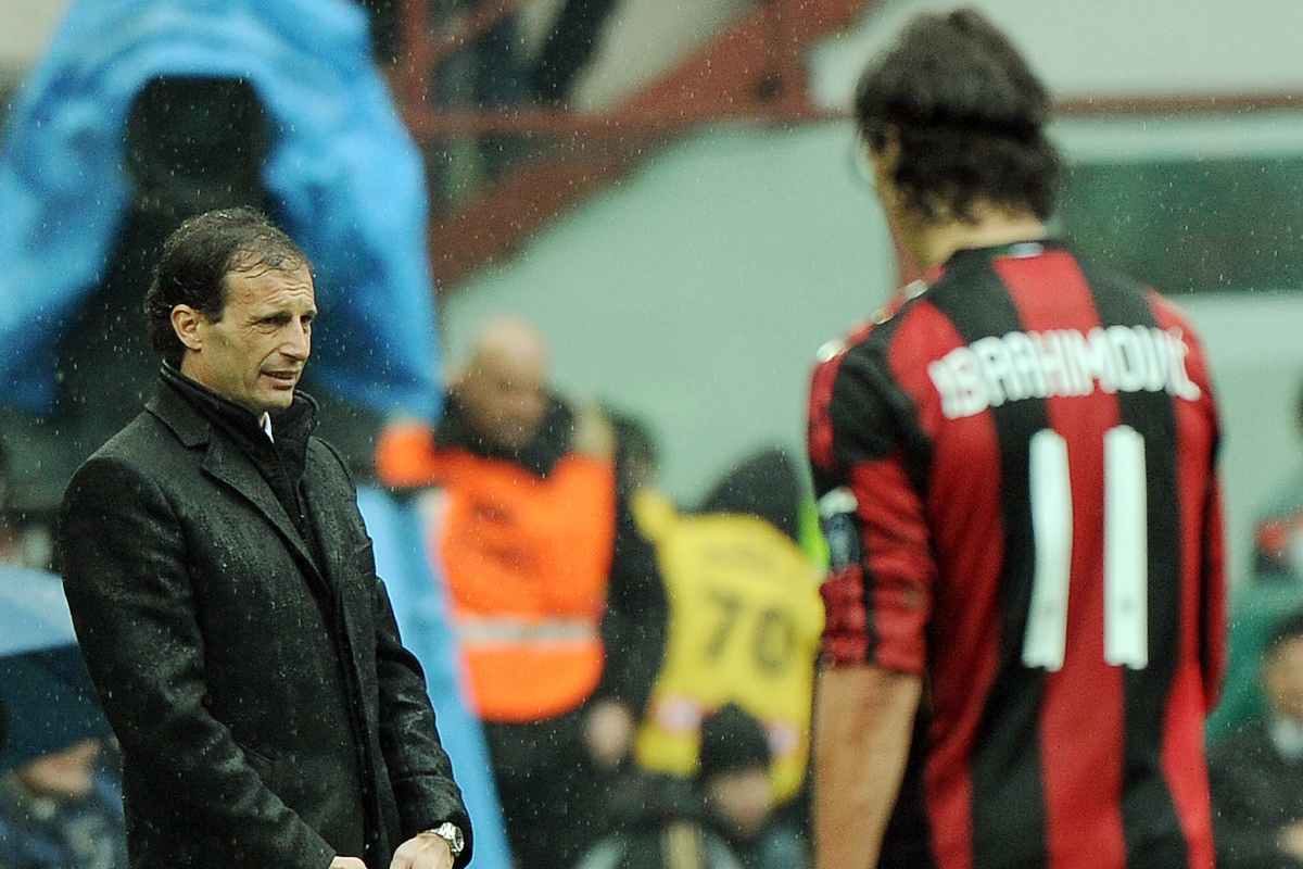 Allegri e Ibrahimovic