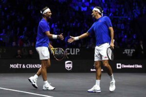 Federer e Nadal si danno il cinque