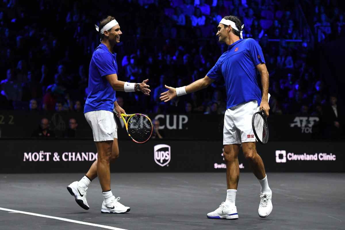 Federer e Nadal si danno il cinque