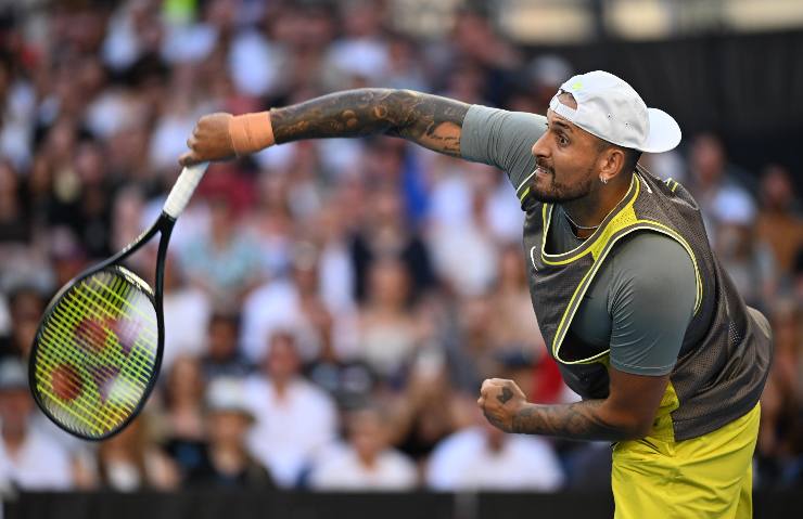 Nick Kyrgios al servizio