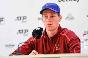 Jannik Sinner in conferenza stampa
